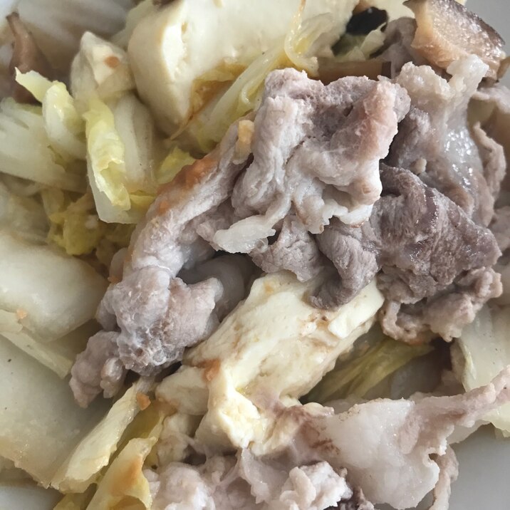 豚肉と白菜の炒め煮